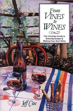 an advertisement for wine is shown on the table