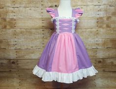 Frock Designs For Girl, Everyday Princess, Rapunzel Dress, Girl Dress Patterns, Baby Frocks Designs