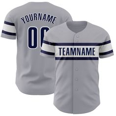 a baseball jersey with the name and number on it, that reads your name or team name