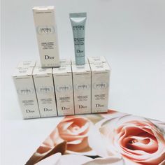 Dior Set Of 10 Factory Sealed Travel Size Authentic Dior Hydra Life Pro Youth Sorbet Cream 30 Ml 1 Ounce Dior Gift Set, Dior Skincare, Dior Capture Totale, Skincare Moisturizer, Eye Creme, Pink Cosmetics, Hydrating Serum, Miss Dior, Makeup Bags Travel