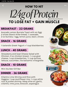 High Protein Daily Meal Plan, Make Ahead Breakfast Ideas, Healthy Make Ahead Breakfast