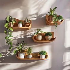 Wall Shelf Mural, Wall Stands Shelves, Cute Floating Shelves, Wall Shelves Plants, Quirky Shelves, Floating Shelves With Plants, Wall Shelf Decor Living Room, Shelf Ideas For Bedroom, Wall Shelves For Plants