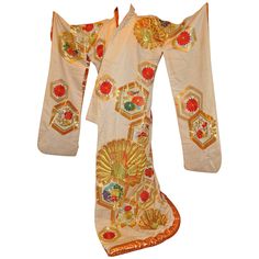 Two Piece Loungewear, Embroidery Kimono, Matching Robes, Sashiko Embroidery, Gold Lame, Silk Art, Japanese Embroidery, Fox Fur Coat, Cross Paintings