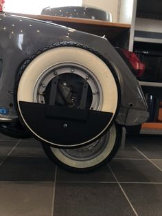 the front wheel of an electric scooter