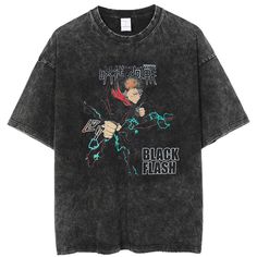 Anime Jujutsu Kaisen Graphic T Shirt Harajuku Hip Hop Vintage Washed Tshirts Anime Shirts, Oversized Tees, Anime Tshirt, Yuji Itadori, Streetwear Y2k, Streetwear Women, Oversized Tee, Mens Streetwear, Oversized Tshirt