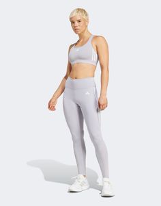 Pants & Leggings by adidas performance Activewear essential High rise Elasticized waistband Mesh panels for ventilation adidas logo details bodycon fit Mesh Leggings, Workout Outfits, Winter Party Dress, Spring Floral Dress, Black Long Sleeve Dress, Jumpsuit Shorts Rompers, Long Black Dress, Satin Slip Dress, Active Wear Leggings