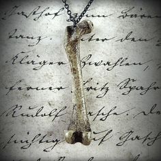 Mink Femur Resin Cast Animal Bone Necklace, Animal Bone Jewelry Skeleton Spooky Gift Goth Alt Fashion Mens Skull Jewelry, Skull Halloween Decor, Anatomy Jewelry, Bone Casting, Animal Bone Jewelry, Creepy Skeleton, Bird Skull Jewelry, Femur Bone, Bird Skull Necklace