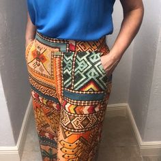 Haute Hippie Multi Color Pants, Size Large. Straight Leg. 55% Linen, 45% Rayon. Elastic Back Waistband. Fits An Extra Large. New With Tag. Has Pockets! About 40 1/2” From Waist To Hem. Yellow Straight Leg Bottoms With Pockets, Green Vibrant Print Casual Bottoms, Casual Green Bottoms With Vibrant Print, Yellow Ankle-length Pants With Pockets, Ankle-length Yellow Pants With Pockets, Yellow Straight Pants With Pockets, Multicolor Ankle-length Wide Leg Pants With Pockets, Yellow Ankle-length Harem Pants With Pockets, Yellow Relaxed Fit Ankle-length Pants