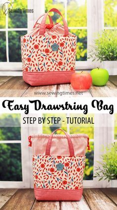 an easy tote bag sewing pattern for beginners