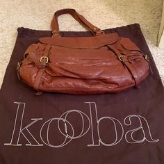 Kooba Camel Hobo Satchel Kooba Handbag, Kooba Handbags, Brown Satchel, Navy Quilt, Brown Leather Satchel, Leather Satchel Handbags, Leather Satchel Bag, Satchel Tote, Black Leather Bags