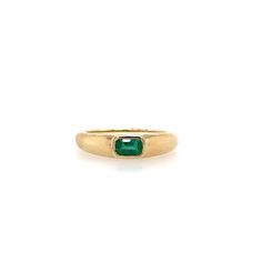 Small Morlet Ring – Kasia J. Classic Stackable Round Cut Emerald Ring, Classic Open Emerald Gemstone Ring, Classic Stackable Emerald Ring With Round Cut, Fine Jewelry Emerald Ring With Polished Finish, Formal Stackable Round Cut Emerald Ring, Formal Stackable Emerald Jewelry, Classic Green Stackable Rings For Formal Occasions, Luxury Stackable Emerald Ring, Classic Emerald Birthstone Open Ring