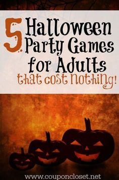 five halloween party games for adults that cost nothing