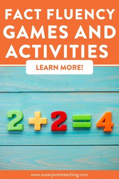 the words fact flueny games and activities learn more