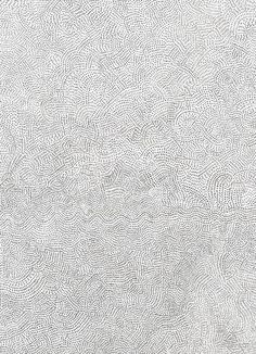 an abstract white background with wavy lines and dots in the center, on top of a plain sheet of paper