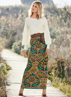 Midi Rock Outfit, Long Skirt Winter, Business Casual Skirt, Midi Skirt Outfit, Denim Skirt Outfits, Maxi Outfits, Peruvian Connection, Casual Skirt Outfits