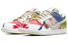 This Nike Dunk Low “City Market” is dressed in a Multi-Color color hue. It features each panel of the upper built with different materials and patterns reminiscent of the wares typically seen on street marts filled with local merchants. Rope laces tie the shoe altogether joined with translucent Swoosh logos on the sides. SKU: DA6125-900 Release Date: Mar 4th, 2021 Color: Multi-Color/Multi-Color Nike Dunk Lows, Nike Dunk Low Disrupt, Nike Dunk Low Sp, Dunk Lows, Nike X Travis Scott, Jordan 10, Baskets Nike, Dunks Nike, Casual Styles