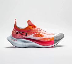 Full Color Image in ai-img-gen.com 🔸 A running shoe printed with the word "orc3", featuring a white background with a red and orange grad... 🔸 From Midjourney AI Image Nike Running Shoe, Color Image, Athletic Gear, Red And Orange, White Nike, Nike Swoosh, Running Shoes Nike, Shoe Print, Nike Running