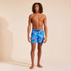 Embroidered men swim trunks, limited production of 174 piecesMen swim trunks with elastic waistband with drawstring and silver tips (engraving 925 certified)Enjoy a complimentary first repair of your swim shorts, if registered within 6 months.Men swim trunks with side pockets and back pocket with Turtle personnalized round snap buttonTwo back eyeletsFully lined with water-resistant mesh lining (100% polyamide)Side leg length in size M: 15.6"Tropical Turtles Men Swim TrunksMen Swim Trunks100% Recycled Polyamide  To take care of your adored men swim trunks, we advise you to follow our suggestions below:Rinse your men swim trunks with fresh water after each use.Wash your men swim trunks at 86F on a delicate program with like colors.Do not use oxygenated or chlorine based bleach/ stain remover Blue Short Swimwear For Pool, Beachwear Blue Short Swim Trunks, Blue Short Length Swim Trunks For Pool, Blue Swim Trunks For Water Polo, Blue Swim Trunks For Pool Beachwear, Blue Beachwear Swim Trunks For Pool, Blue Fitted Swim Trunks For Water Polo, Fitted Blue Swim Trunks For Water Polo, Blue Fitted Swim Trunks For Swimming