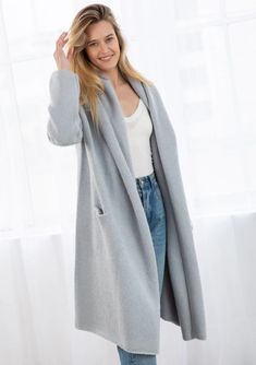 Soft Oversize Coatigan Sweater | LOVESTITCH Gray Long Oversized Outerwear, Gray Oversized Long Outerwear, Cozy Soft-textured Sweater Coat For Fall, Cozy Sweater Coat With Soft Texture For Fall, Long Gray Winter Outerwear, Gray Long Winter Outerwear, Cozy Outerwear With Soft Texture For Fall, Cozy Long Spring Outerwear, Soft Textured Outerwear For Fall