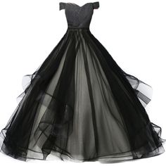 a black dress on a mannequin neckline with sheer tulle and off the shoulder