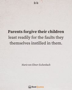 a quote from martin van eber - eschburg about parents forging their children