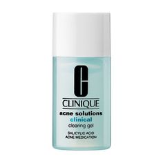 What it is:  A topical formula for breakouts with results as good as a leading prescription. Skin Type: Normal, Dry, Combination, and Oily Skincare Concerns: Acne and BlemishesFormulation: Lightweight GelHighlighted Ingredients:- Salicylic Acid: Clears dead skin cells that can contribute to clogged pores.- Witch Hazel: Minimizes shine on the skins surface and tightens the appearance of pores. - Laminaria Saccharina Extract: Helps decrease oil buildup that can lead to breakouts.Ingredient Callout Clinique Acne, Clinique Acne Solutions, Pimples Under The Skin, Salicylic Acid Acne, Natural Acne, Acne Solutions, Cystic Acne, Oily Skin Care, Clear Acne