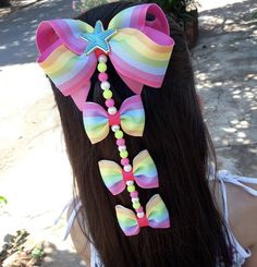 Hair Bows Diy Ribbon, Girls Hair Bows Diy, Peinados Hair Styles, Hairstyles For Kids Black, Diy Hair Accessories Ribbon, Hair Clips Diy, Easter Hairstyles For Kids, Bows Diy Ribbon, Easter Hair Bow