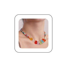 PRICES MAY VARY. Gummy bear choker necklace is made of quality alloy，exquisite workmanship, suitable for wearing. Rainbow rice bead collar necklace,this size fits almost most people. Teddy bear chain necklace,tarnish resistant and versatile styles, it can be matched with almost any clothes you want. Seed bead chain necklace is suitable for many occasions,such as party, wedding, ceremony, graduation, dating and vocation.can also be used as a sweet gift to your friends or family. Resin bear neckla Gummy Bear Necklace, Teddy Bear Necklace, Rainbow Rice, Beads Candy, Beaded Collar Necklace, Vintage Pendant Necklace, Candy Jewelry, Necklace Colorful, Rice Bead