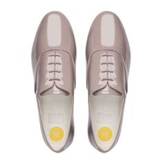 FitFlop F-Pop™ Patent Oxford Shoes (€120) ❤ liked on Polyvore featuring shoes, oxfords, plumthistle, brogue shoes, fitflop, travel shoes, balmoral oxfords and patent shoes Brogues Womens, Travel Flats, Patent Leather Oxfords, Shoes Oxford, Shiny Shoes, Fitflop Shoes, Oxford Brogues, Oxfords Shoes, Oxford Flats