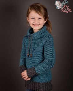 My Favorite Crochet Pullover Children Crochet pattern by KT and the Squid Crochet Pullover Pattern, Baby Jackets, Reverse Single Crochet, Crochet Pullover, Kids Crochet Pattern, Foundation Single Crochet, Gilet Crochet, Crocheting Ideas, Haken Baby