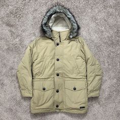 New Without Tag 100% Authentic, Unworn. Abercrombie & Fitch Faux-Fur Hooded Parka Coat Khaki Jacket Men’s Size Medium These Are My Pictures Of The Actual Item. Item Is In Hand, Ready To Ship. Pictures Includes Every Possible Angles And Prospective. For Better Judgment Please Review Pics For Details Thanks! In The Event You Are Not Satisfied With The Transaction, Please Let Us Know Prior To Leaving Feedback To Give Us The Opportunity To Try And Make Things Right. Thank You For Your Business! Classic Outerwear With Detachable Hood For Cold Weather, Classic Winter Sport Coat For Outdoor Activities, Classic Winter Sport Coat For Outdoor, Classic Hooded Outerwear For Cold Weather, Classic Outerwear With Double-lined Hood For Outdoor, Hooded Fleece-lined Sport Coat For Winter, Hooded Winter Sport Coat With Fleece Lining, Classic Outerwear With Double-lined Hood For Cold Weather, Classic Winter Parka With Pockets