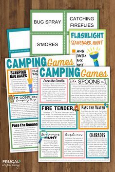 camping games and activities for kids