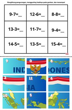 the worksheet for numbers 1 - 10 with pictures of countries and their flags