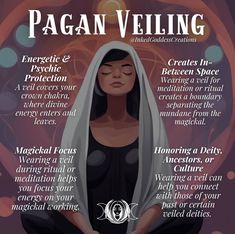 Pagan Veiling Witches, Veiling In Witchcraft, Pagan Veiling, Goddess Magick, Become Popular, Witchcraft Spells