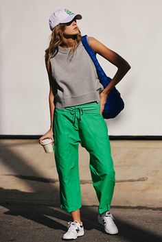 Shop our Cliff Hanger Harem Pants at FreePeople.com. Boho clothing for the creative spirit- free worldwide shipping. Casual Wide-leg Relaxed Fit Harem Pants, Relaxed Fit Green Harem Pants, Casual Cargo-style Relaxed Fit Harem Pants, Casual Relaxed-fit Harem Pants, Cotton Wide-leg Athleisure Harem Pants, Free People Activewear, Free People Movement, Fashion 2024, Small Waist