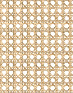 a close up view of a woven fabric with circles and lines on the side, in beige