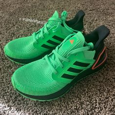 New Adidas Ultraboost 20 Green/Black Athletic Shoes Youth Size 4 Women's Size 5 Sneakers Eg4859 Ultra Boost Adidas Running Training Walking Green Training Running Shoes With Boost Midsole, Adidas Green Running Shoes With Round Toe, Green Lace-up Running Shoes With Boost Midsole, Adidas Green Sneakers With Air Cushioning, Green Low-top Adidas Running Shoes, Adidas Green Running Shoes For Light Sports, Green Adidas Low-top Running Shoes, Adidas Green Running Shoes, Adidas Green Running Sneakers