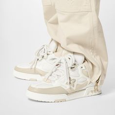 LOUIS VUITTON® - Lv Skate Sneaker - Beige Lv Skate Sneaker, Zapatillas Louis Vuitton, Louis Vuitton Shoes Sneakers, Lv Sneakers, Louis Vuitton Sneakers, Casual Trends, Lv Shoes, Louis Vuitton Official, Louis Vuitton Shoes