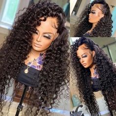 Product Details Brand Name Geeta Hair Hair Material 100% Human Hair From One Donor Hair Texture Wand Curls Wigs Hair Color Black Color Wigs Density 150%/180%250% Wig Lengths 12-30 Inch Available Lasting For One More Year Lace Size 13x4 Lace Front/4x4/5x5 Lace Closure Available Lace Type Upgrade HD Swiss Lace Wig（🔥 Shop Upgrade HD Lace Wigs →） Hairline Lightly Pre-plucked Natural Hairline Cap Size Average Size (Head Circumference 21.5-22.5 Inch) ATTENTION:If you need a smaller or bigger cap, ple Black Hair Types, Olive Oil Hair, Ginger Hair Color, Curly Human Hair Wig, Bouncy Curls, Frontal Wig, Hair Quality, Wigs For Women, Wand Curls