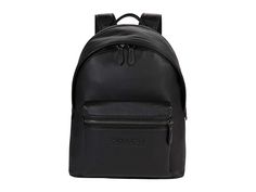 COACH Charter Backpack in Refined Pebbled Leather - Backpack Bags : JI/Black : Please Note: COACH items cannot be shipped to military addresses (APO or FPO) and addresses in Hawaii, the Virgin Islands, Guam or any other locations outside of the continental US. COACH Charter Backpack in Refined Pebbled Leather features a classic zip-closure backpack with front zippered pocket, constructed from pebble leather. Constructed of pebbled leather. Fabric lining. Imported. Measurements: Laptop Compartmen Classic Coach Leather Backpack With Zipper Closure, Coach Leather Backpack With Zipper For Travel, Coach Leather Backpack With Zipper Closure, Coach Luxury Leather Backpack With Zipper, Coach Luxury Leather Backpack With Zipper Closure, Classic Coach Leather Backpack With Zipper, Luxury Coach Leather Backpack With Zipper Closure, Luxury Coach Leather Backpack, Classic Coach Backpack For School