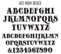 the upper and lower case of an old fashioned font