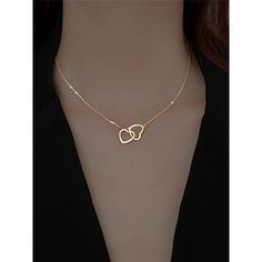 Category:Necklaces; Season:Spring,Summer,Fall,Winter; Gender:Women's; Quantity:1PC; Style:Outdoor,Daily,Modern,Fashion,Contemporary; Jewelry Type:necklace; Occasion:Street,Park,Weekend,Outdoor,Daily,Holiday,Dailywear; Material:Alloy; Color:Gold,Silver; Age Group:Adults; Pattern:Heart; Front page:FF; Listing Date:08/22/2023; Production mode:External procurement Double Heart Necklace For Party, Trendy Heart Choker Necklace For Valentine's Day, Trendy Heart Choker Necklace With Clavicle Chain, Minimalist Necklaces For Valentine's Day Party, Trendy Valentine's Day Heart Necklace With Clavicle Chain, Trendy Heart Necklace With Clavicle Chain For Valentine's Day, Trendy Double Heart Clavicle Necklace, Trendy Double Heart Clavicle Chain Jewelry, Trendy Double Heart Clavicle Chain Necklace