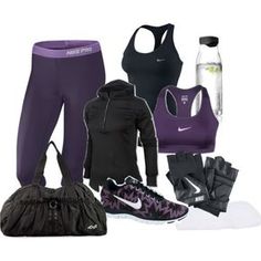 Work Out Clothes For Women, Nike Abs, Outfits Purple, Work Out Clothes, Training Outfit, Workout Clothes Nike, Fit Club, Nike Shoes For Sale