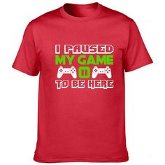 T Shirt Funny Video Gamer Humor Joke for Men Elgooss St Jerome, Video Games Funny, Gamer Humor, Video Gamer, Funny Video, T Shirt Funny, I Am Game, Anime Outfits, Funny T