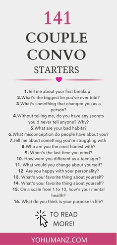 Couple Conversation Starters, Conversation Starters For Couples