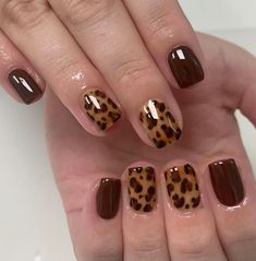 Cheetah Nails, Leopard Print Nails, Print Nails, Leopard Nails, Makijaż Smokey Eye, Dream Nails, Pretty Acrylic Nails