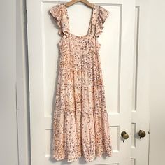 Gorgeous, Fun And Flirty Karlie Dress In Cute Floral. Hidden Pockets And Side Zip. Would Be Great For Spring/Summer Or Fall With Boots And A Sweater. **I Am A 34dd And It’s A Little Too Tight Across The Chest. Most Reviews Say To Size Up. Pink Ditsy Floral Print Sundress For Brunch, Pink Ditsy Floral Print Sundress For Day Out, Pink Tiered Midi Sundress, Feminine Pink Dress With Ditsy Floral Print, Feminine Pink Ditsy Floral Print Dress, Feminine Pink Ditsy Floral Dress, Pink Ditsy Floral Print Maxi Dress For Beach, Pink Tiered Sundress In Feminine Style, Pink Ditsy Floral Print Sundress For Garden Party