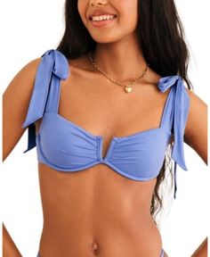 This classic tie bikini top features an underwire for support and extra comfort, as well as a sexy V-cut detail at the center. Pair Zoe with the Besties or Slay Bottoms. Underwire Swimwear With Tie Straps For Poolside, Beachwear Swimwear With Underwire And Tie Straps, Beachwear Swimwear With Tie Straps And Underwire, Underwire Swimwear With Tie Straps For Beach, Bridal Boots, Versace Shop, Wedding Weekend, South Pacific, See By Chloe