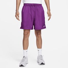 Sporty and versatile, these woven shorts are made for easygoing daily comfort. The fit is designed to hit above-the-knee and feel relaxed through the seat and thighs to keep them from feeling restrictive, especially in warmer weather. Mesh lining helps you stay cool and comfy around town. Pair them up with a tee and your favorite Nike sneakers for a look that gets you out there looking and feeling great. Nike Nylon Swim Trunks For Sports, Nike Go-dry Shorts For Outdoor Activities, Nike Go-dry Shorts For Outdoor, Sporty Nike Nylon Swim Trunks, Nike Go-dry Outdoor Shorts, Nike Sporty Nylon Swim Trunks, Nike Casual Nylon Swim Trunks, Nike Casual Swim Trunks In Nylon, Basketball Game Outfit