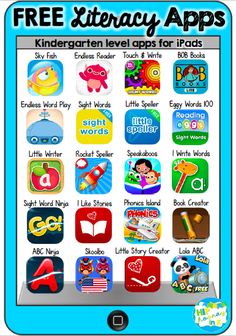 an ipad with the text free library apps for children and youngsters to use on their phones